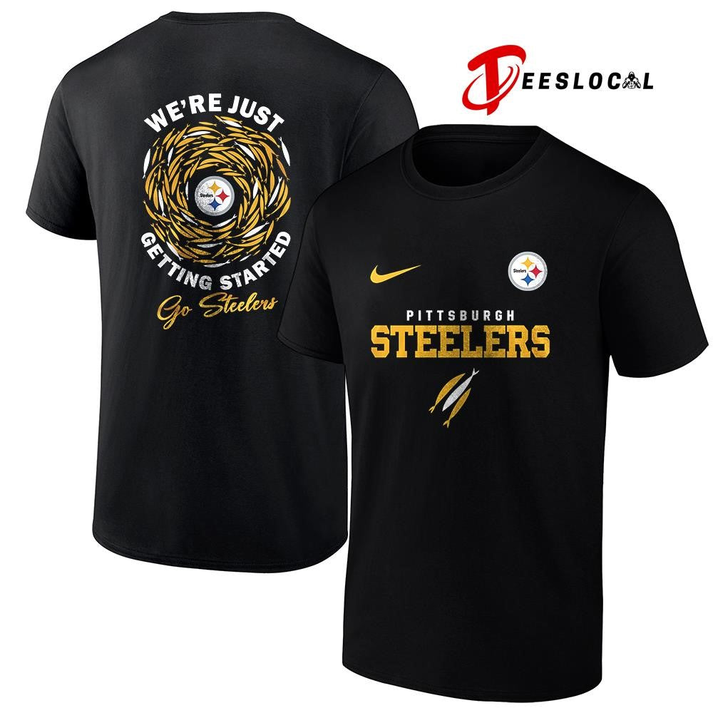 Pittsburgh Steelers x The Chosen we’re just getting started logo shirt