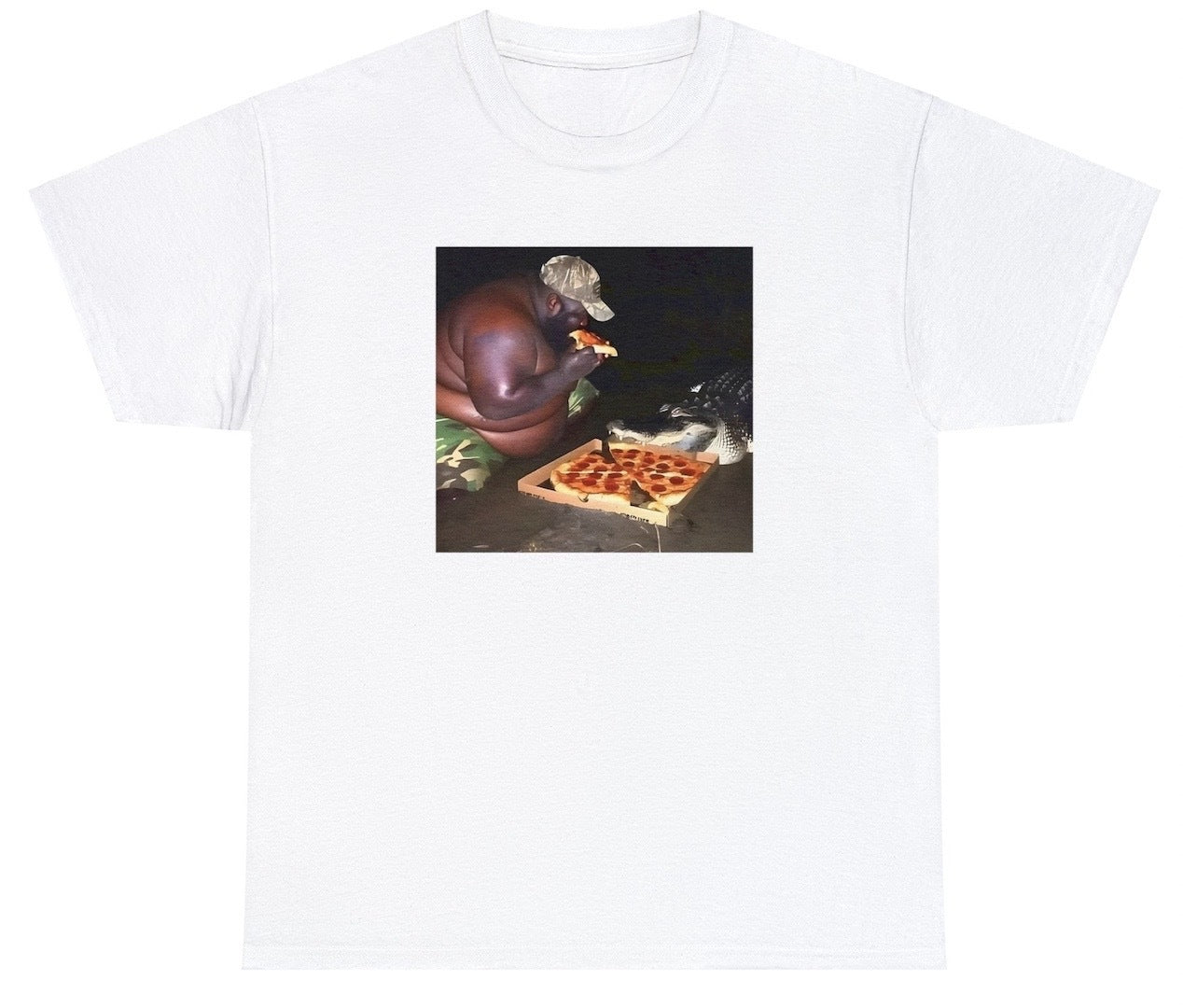 AAA Gumbo Slice Eating A Slice Of Pizza T Shirt
