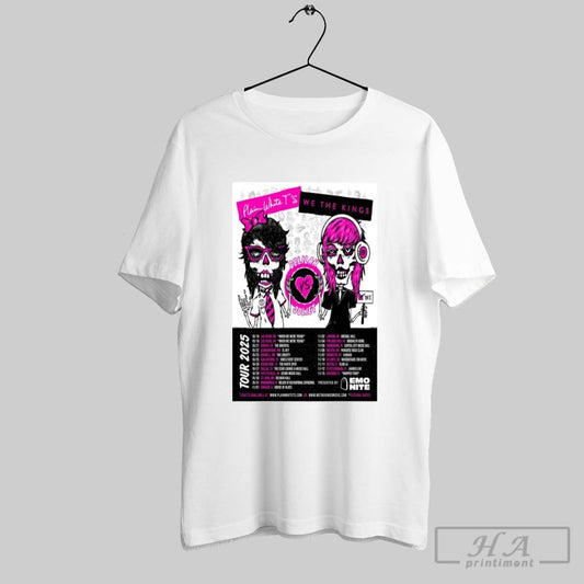 Plain White Ts We The Kings Delilah Vs Juliet Tour 2025 T Shirts