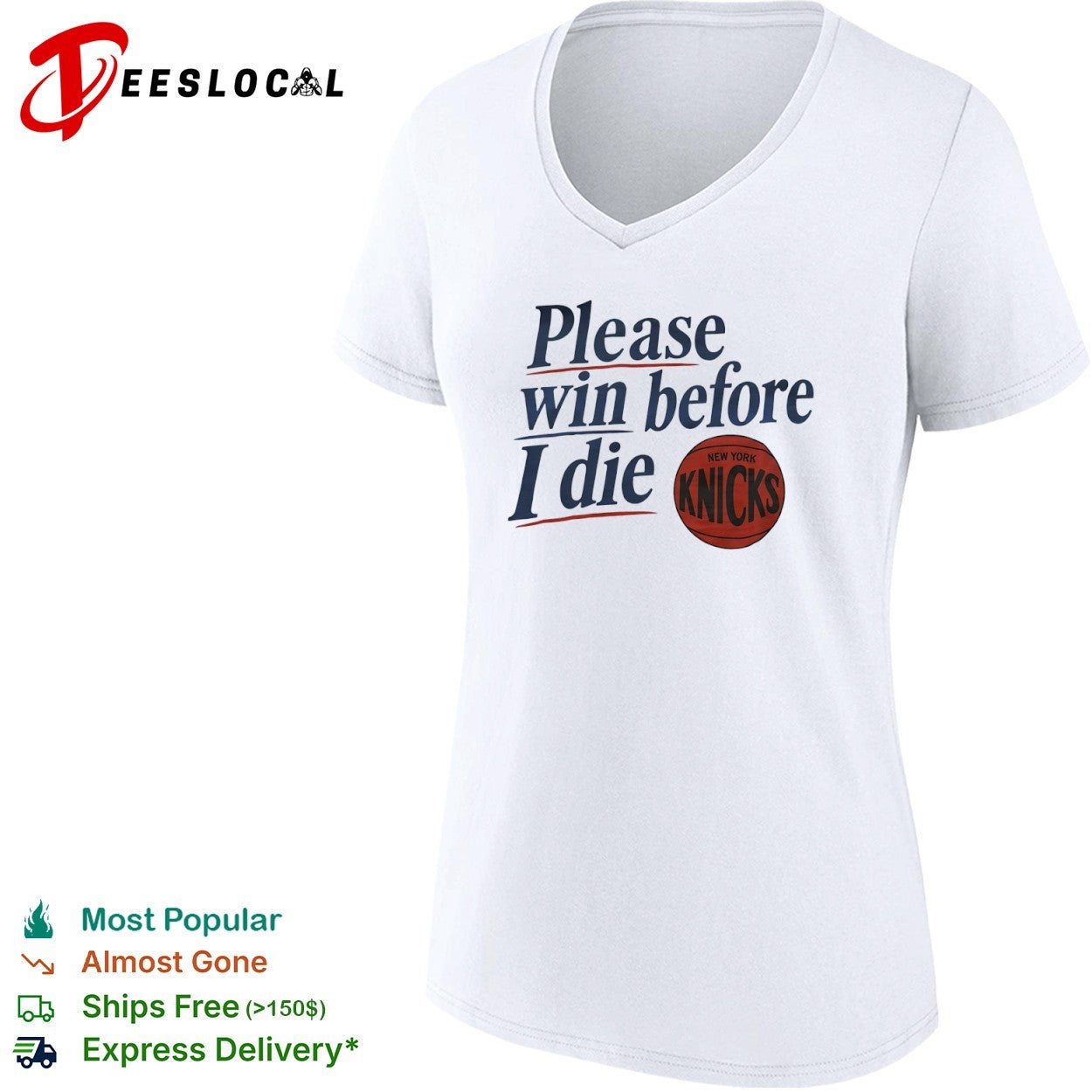 Please win before I die New York Knicks basketball team shirt