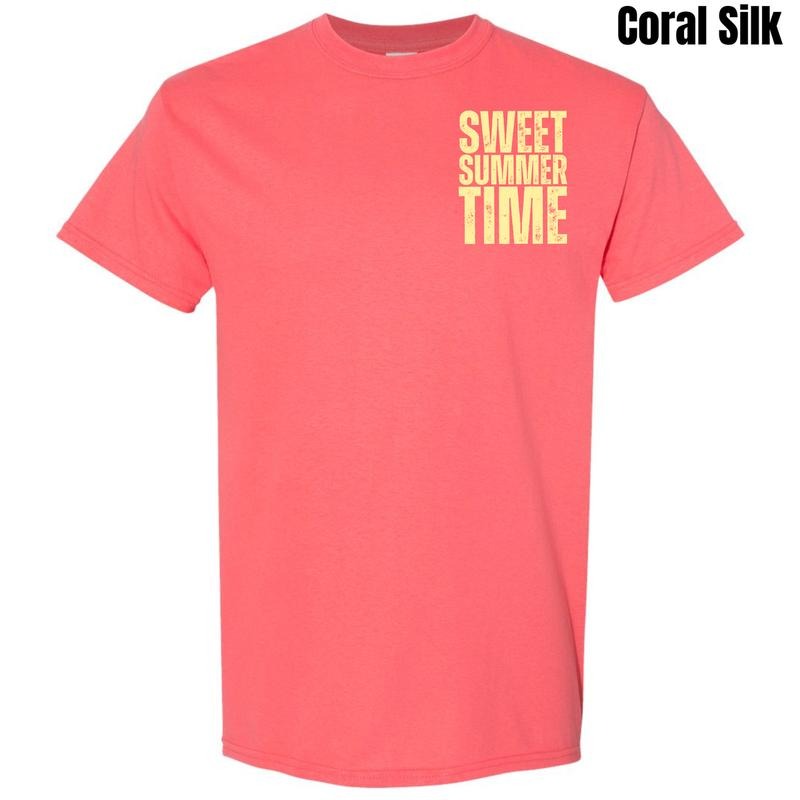 Pocket Size - Sweet Summer Time Gildan Short Sleeve T-Shirt 'NLB'