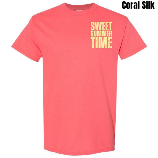 Pocket Size - Sweet Summer Time Gildan Short Sleeve T-Shirt 'NLB'