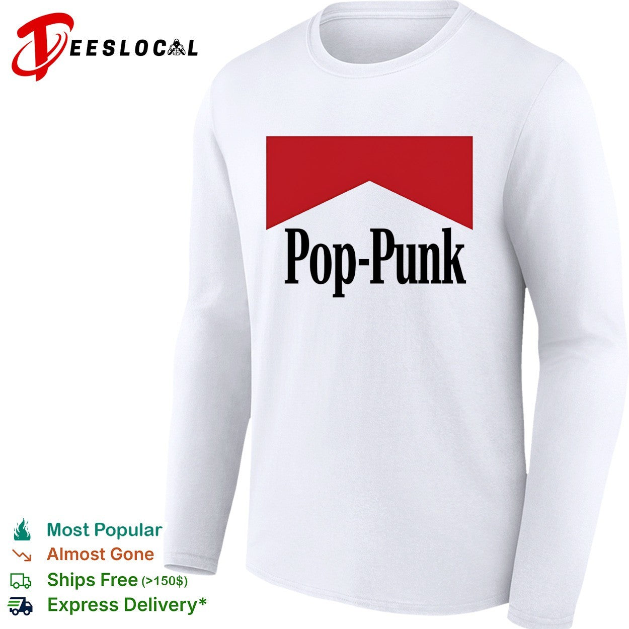 Pop-Punk x Marlboro logo vintage shirt