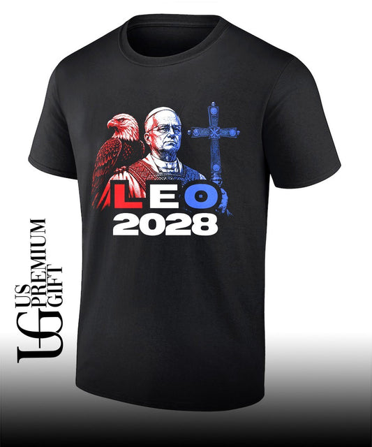 Pope Francis Bald Eagle Cross Leo 2028 shirt