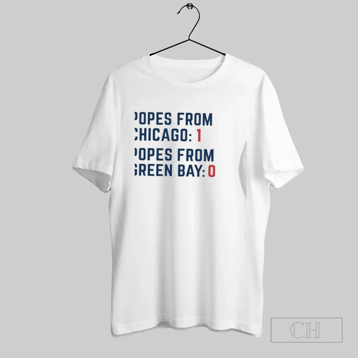 Popes From Chicago Popes From Green Bay Rivalry - clothing by TeeHivey.com