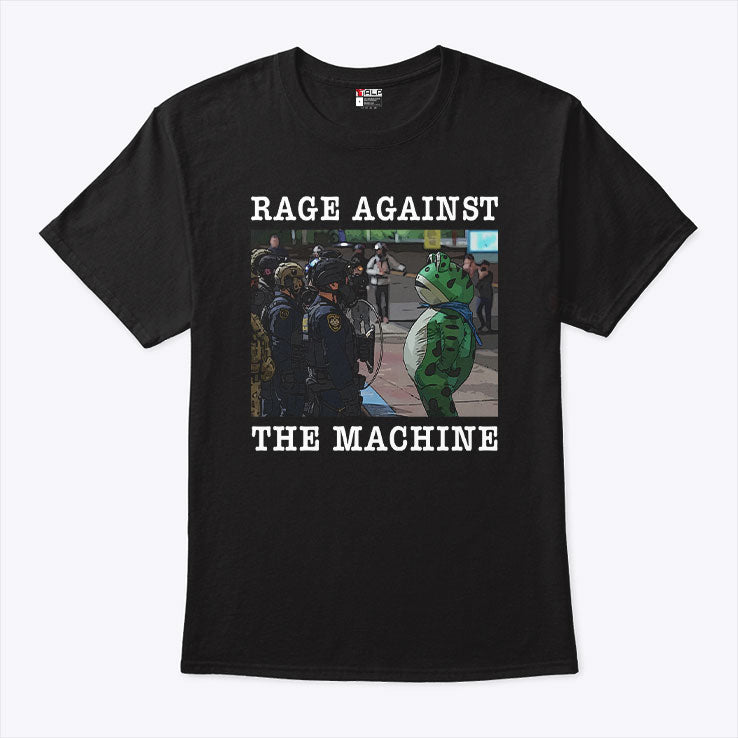 Portland Frog Protest Rage Against The Machine Shirt