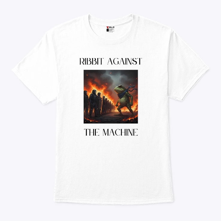 Portland Frog Protest Ribbit Against The Machine Shirt