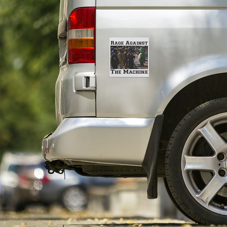 Portland Frog Rage Against The Machine Car Magnet