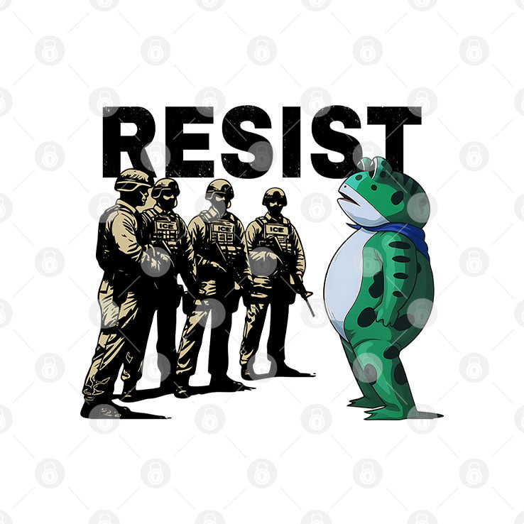 Portland Frog Resist T Shirt
