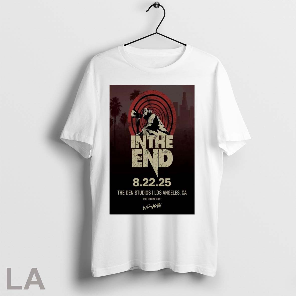 Poster In The End August 22 2025 The Den Studios Los Angeles Ca - clothing by TeeHivey.com