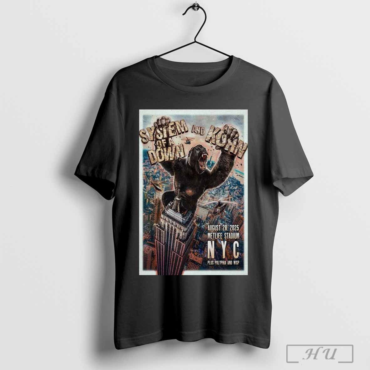 Poster System Of A Down And Kohn East Rutherford Nj August 28 2025 - clothing by TeeHivey.com