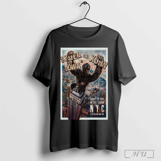 Poster System Of A Down And Kohn East Rutherford Nj August 28 2025 - clothing by TeeHivey.com