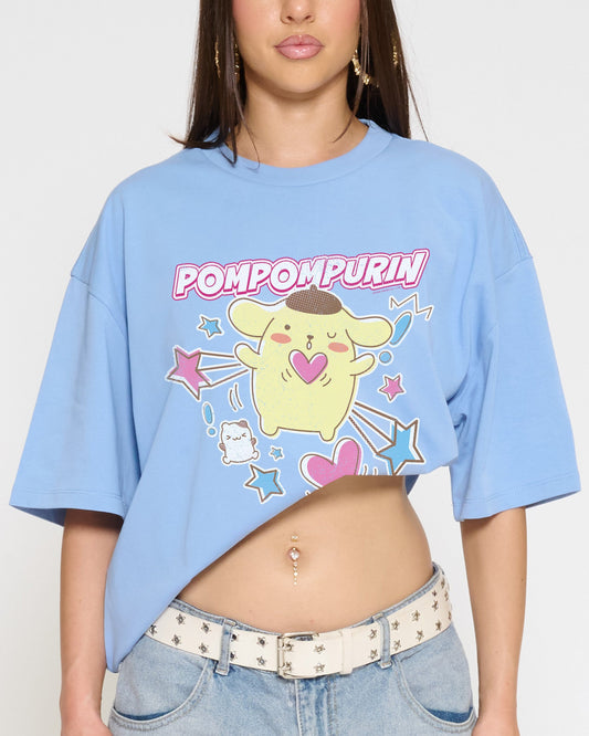 Pompompurin Hearts Oversized Tee