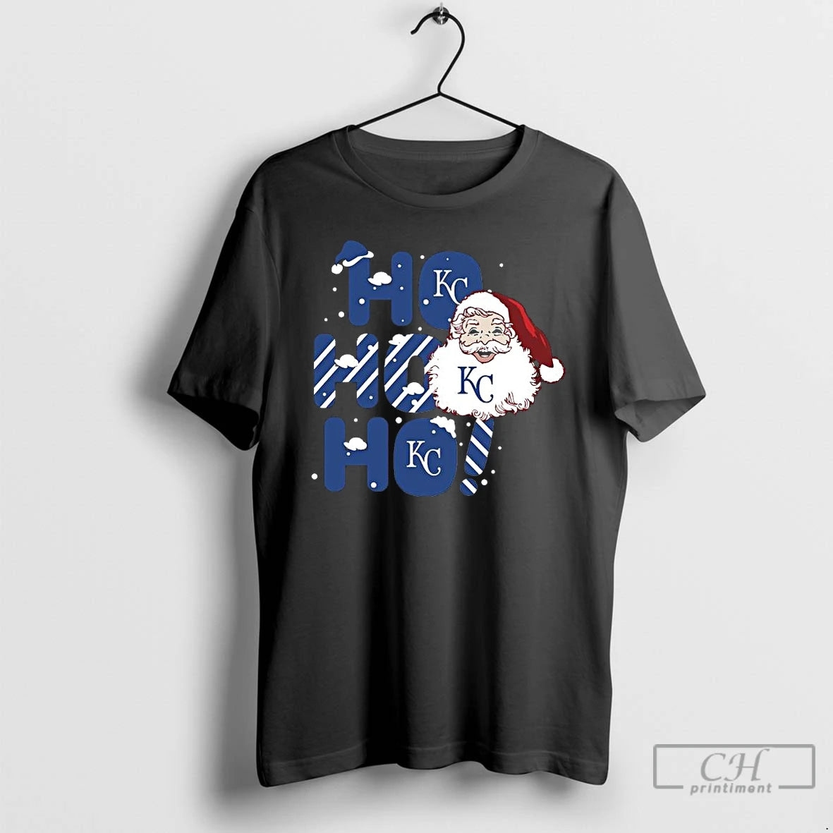 Premium 2025 Kansas City Royals Christmas Santa Ho Ho Ho T Shirts - clothing by TeeHivey.com