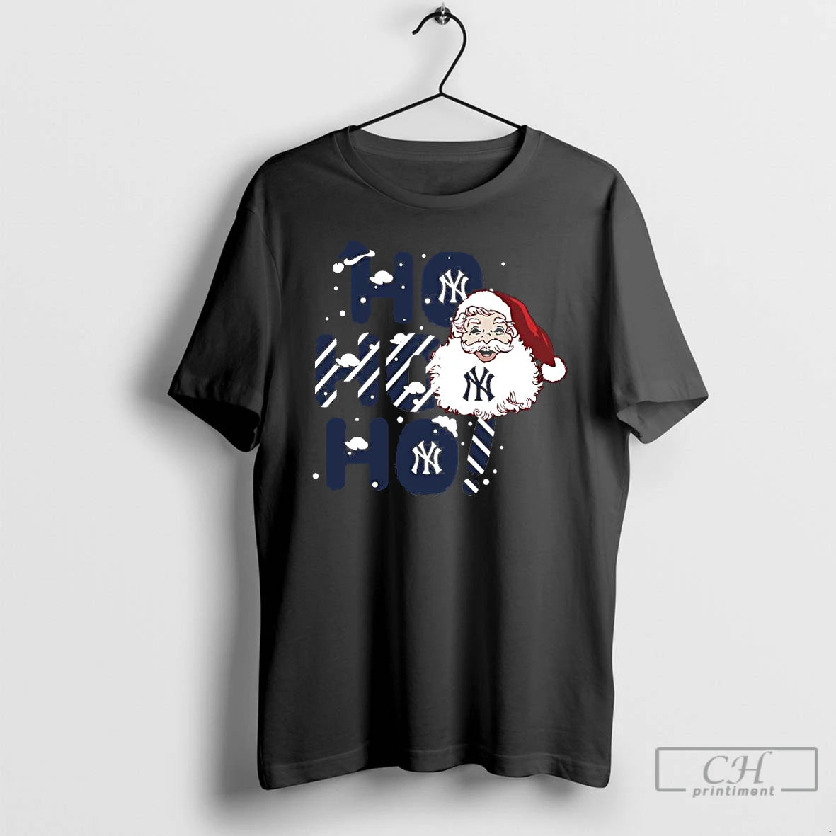 Premium 2025 New York Yankees Christmas Santa Ho Ho Ho T Shirts - clothing by TeeHivey.com