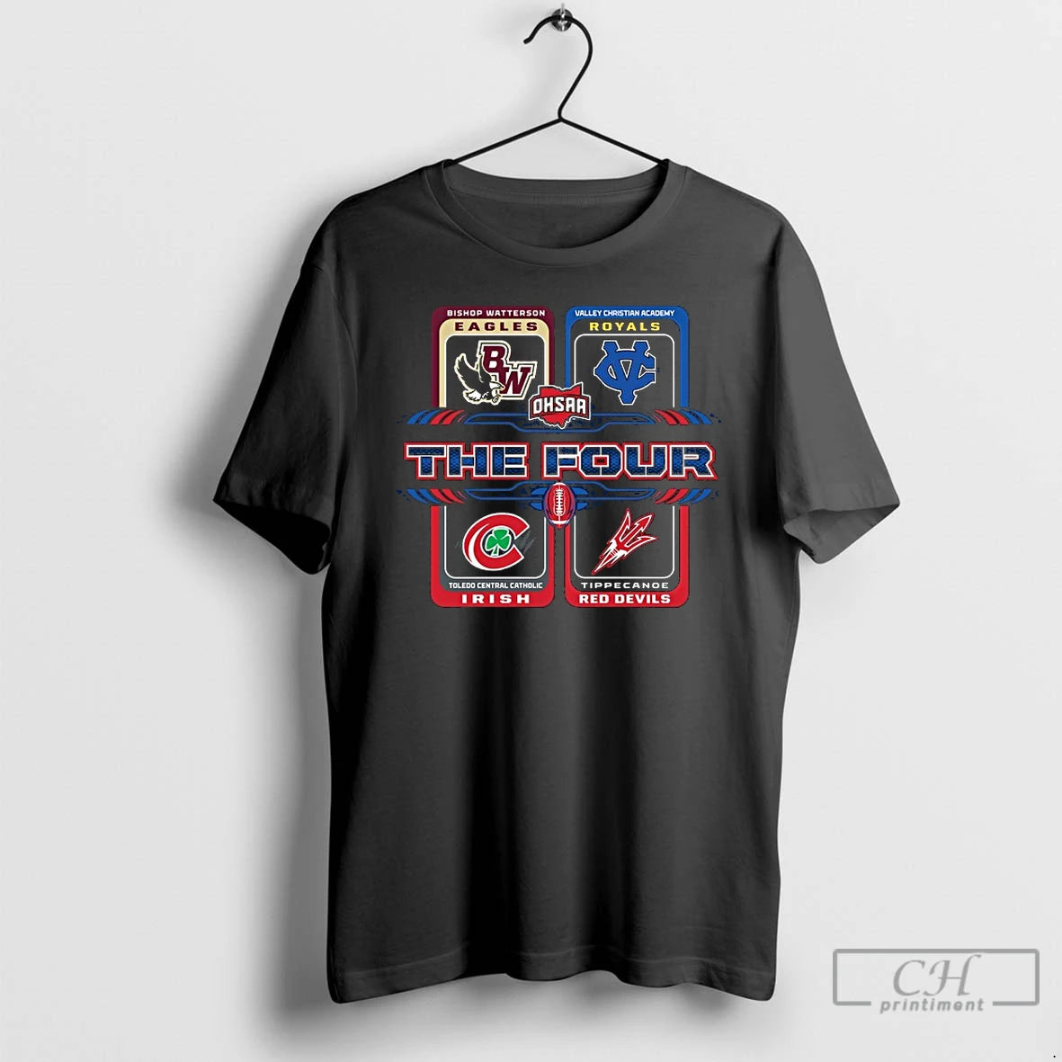 Premium 2025 Ohsaa Football Division 3 The Four - clothing by TeeHivey.com