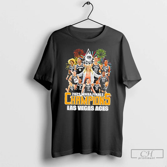 Premium 2025 Wnba Finals Las Vegas Aces Champions All Players T Shirts - clothing by TeeHivey.com