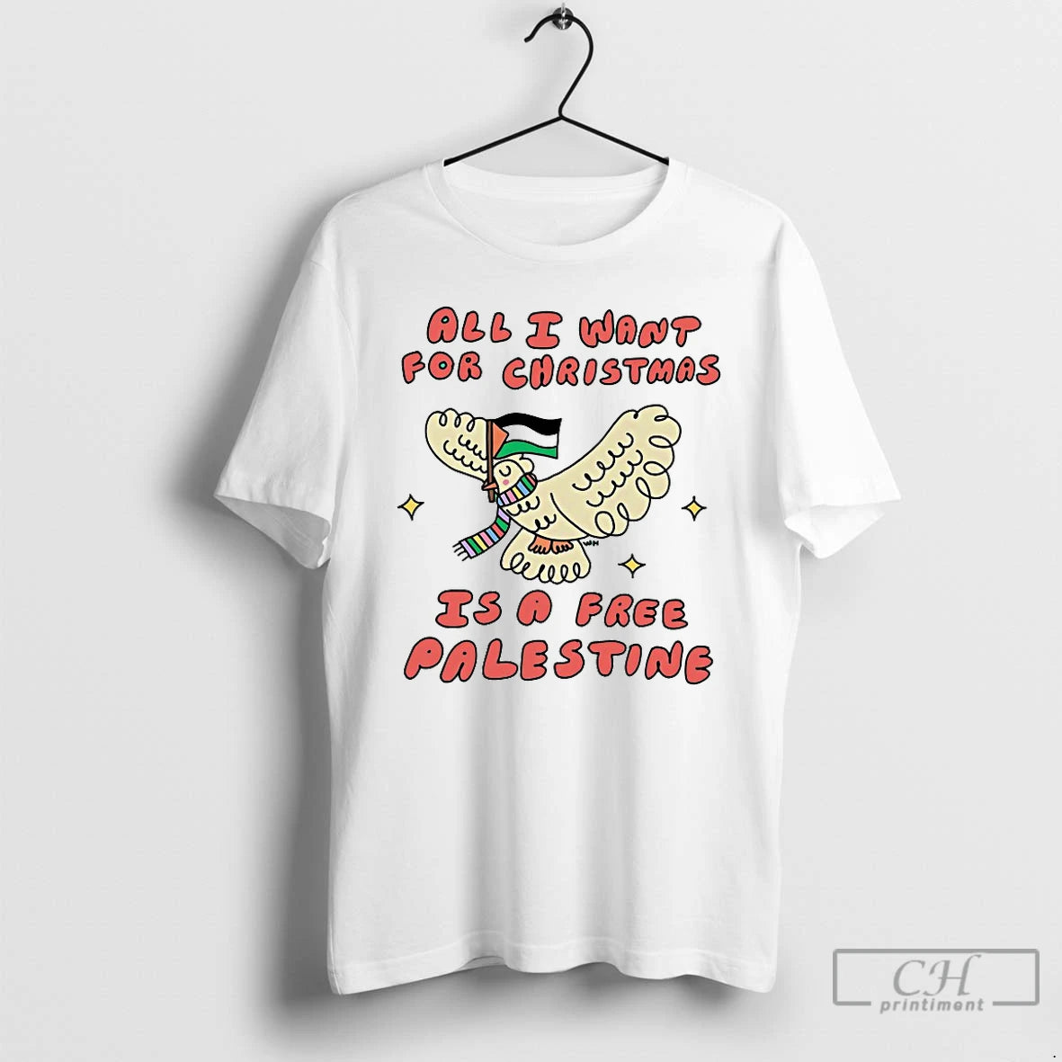 Premium All I Want For Christmas Is A Free Palestine - clothing by TeeHivey.com
