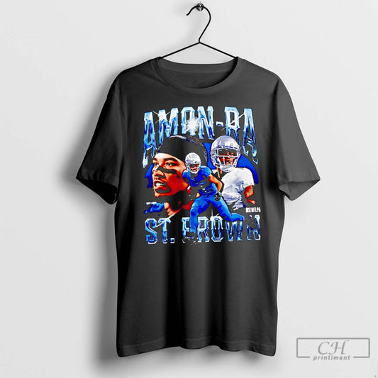Premium Amon Ra St Brown Detroit Vintage