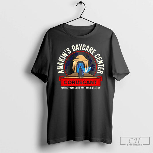 Premium Anakin Daycare Center Coruscant Where Younglings Meet Their Destiny T Shirts - clothing by TeeHivey.com
