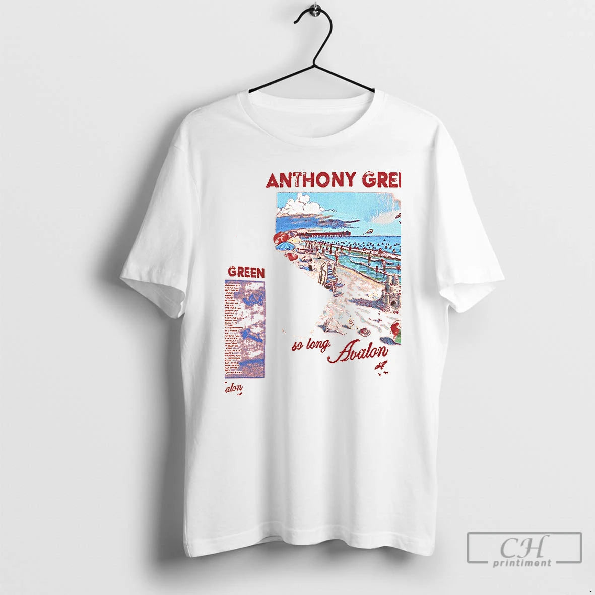Premium Anthony Green So Long Avalon Tour 2025 T Shirts - clothing by TeeHivey.com