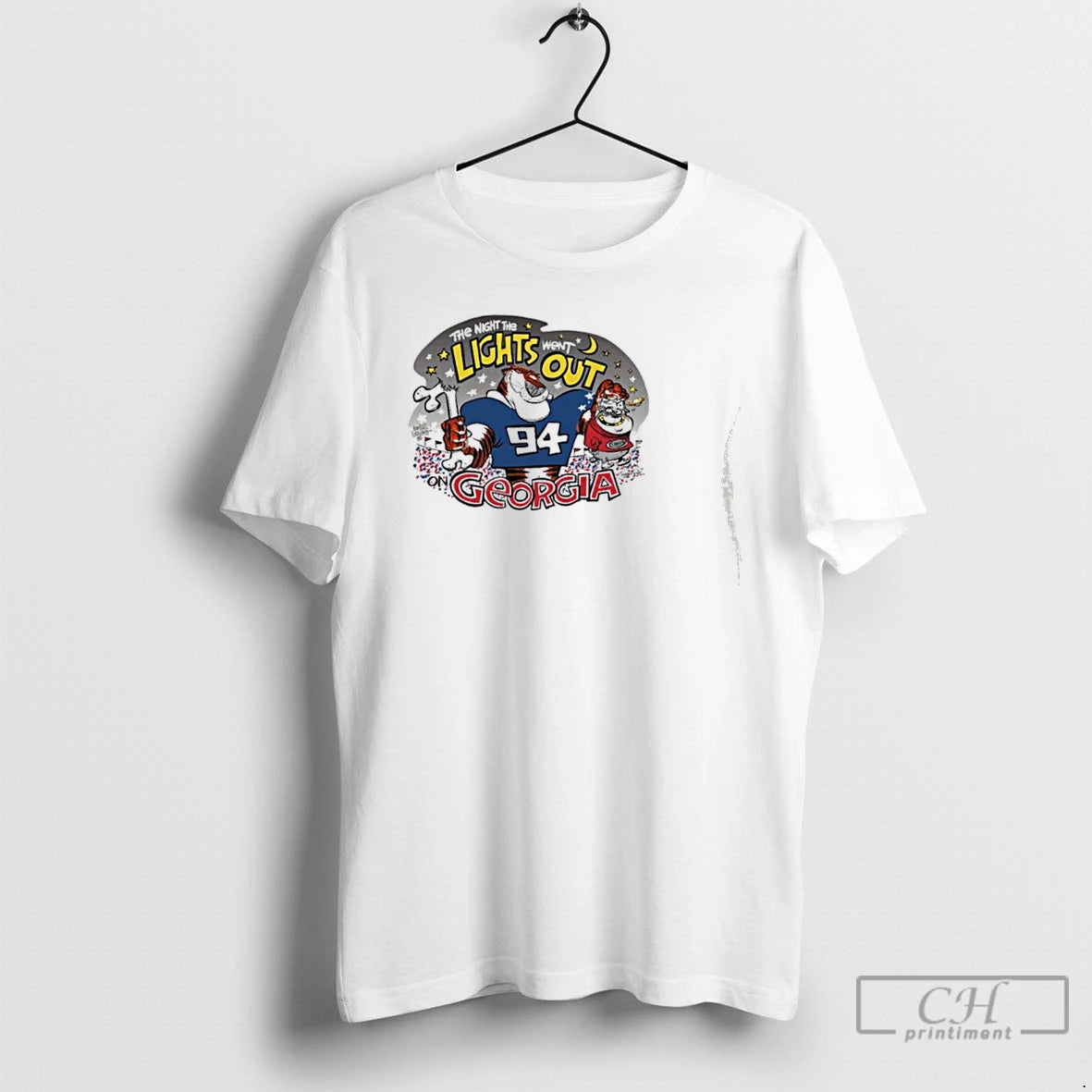 Premium Auburn Tigers The Night The Lights Went Out On Georgia T Shirts - clothing by TeeHivey.com