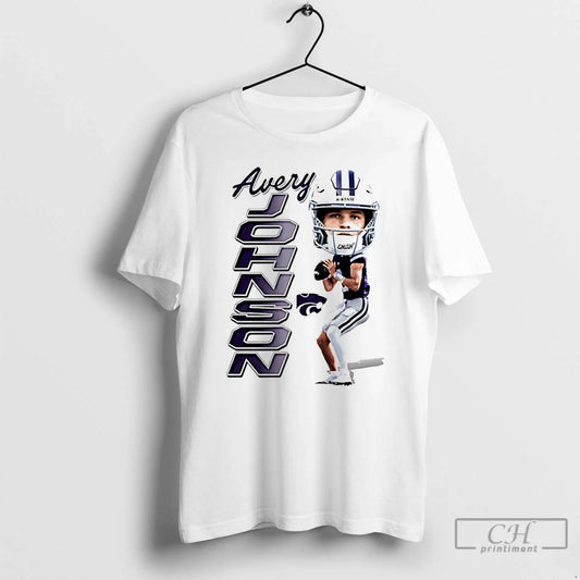 Premium Avery Johnson Kansas State Wildcats Caricature T Shirts - clothing by TeeHivey.com