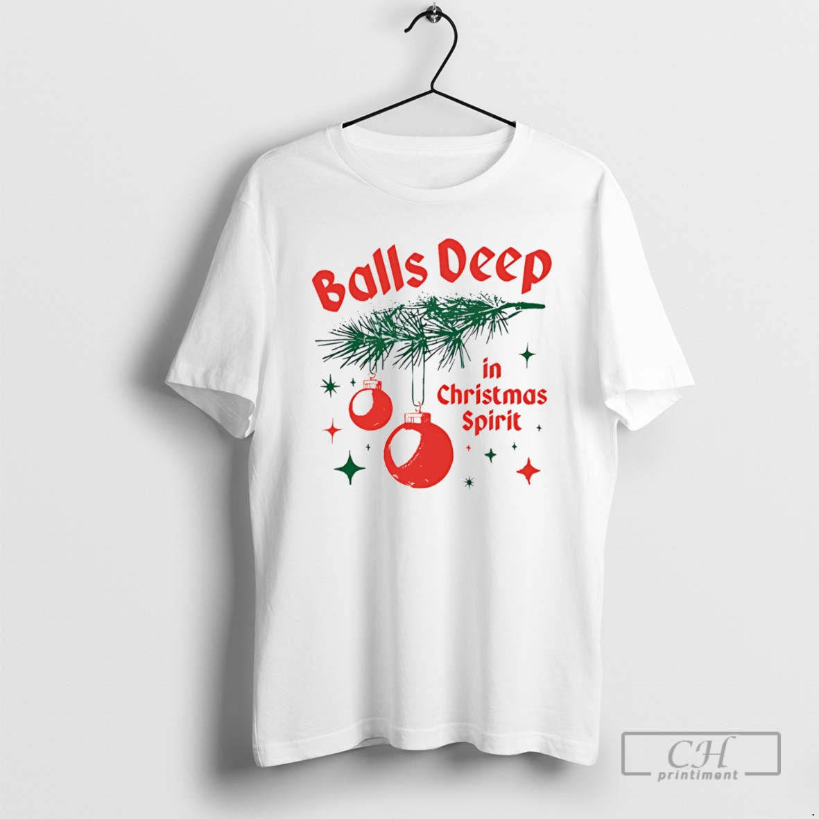 Premium Balls Deep In Christmas Spirit Shirt Sweater - clothing by TeeHivey.com