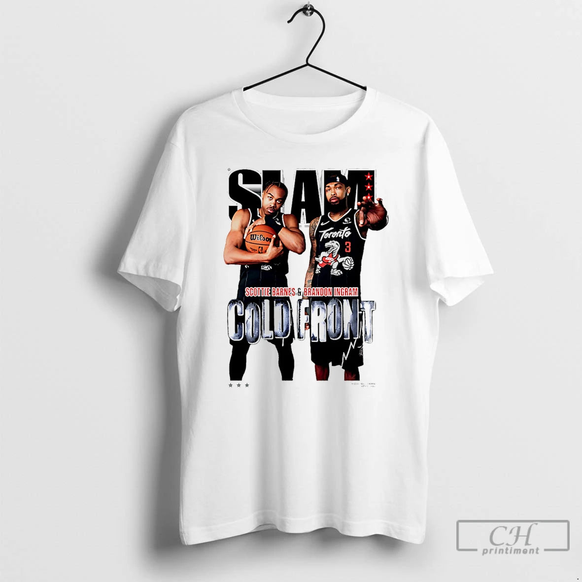 Premium Barnes And Ingram Toronto Raptors Cold Front Slam - clothing by TeeHivey.com
