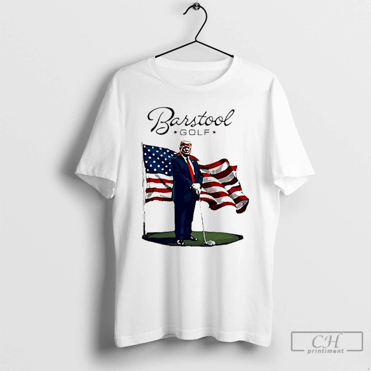 Premium Barstool Golf Trump America Flag - clothing by TeeHivey.com