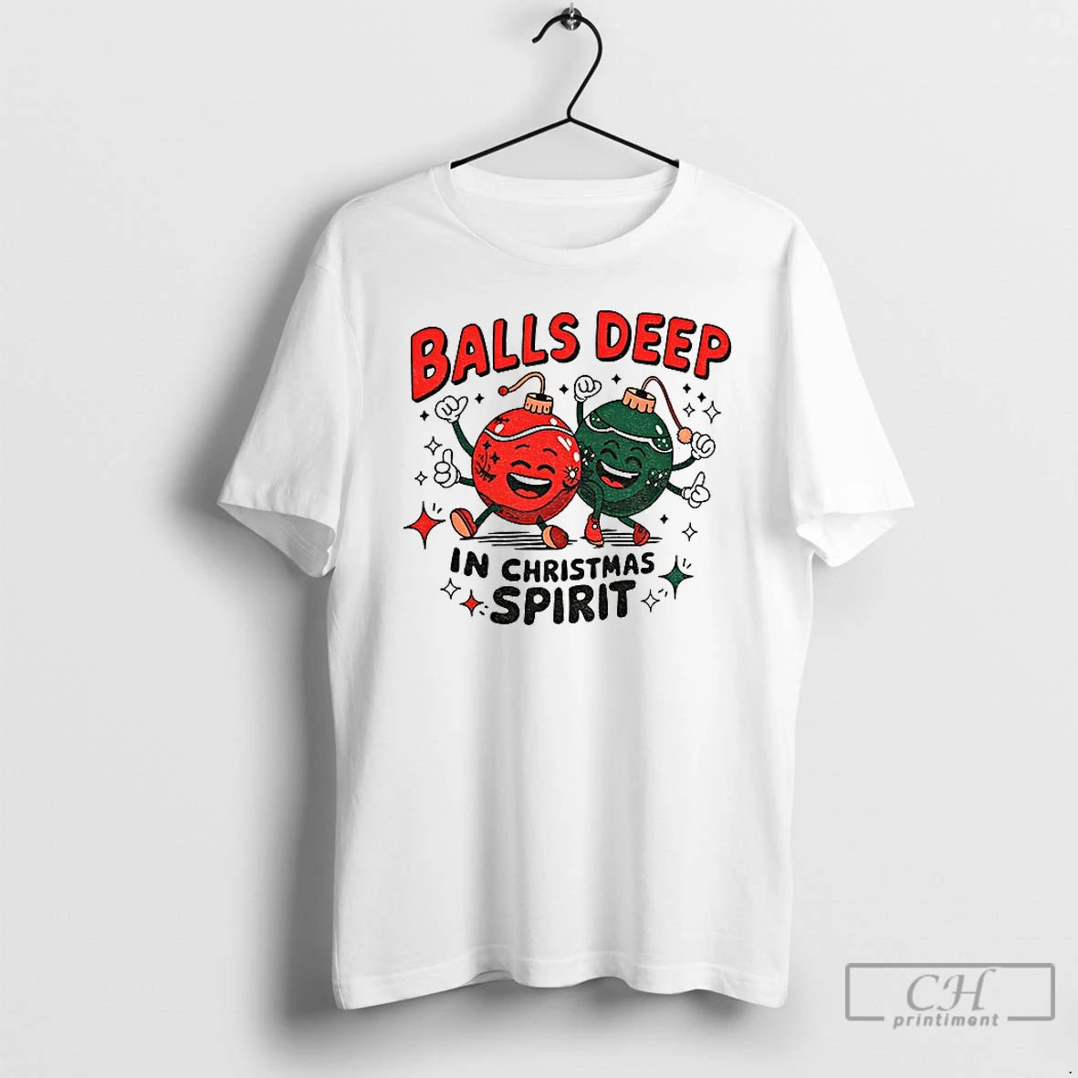 Premium Baubles Balls Deep In Christmas Spirit Merry Christmas - clothing by TeeHivey.com
