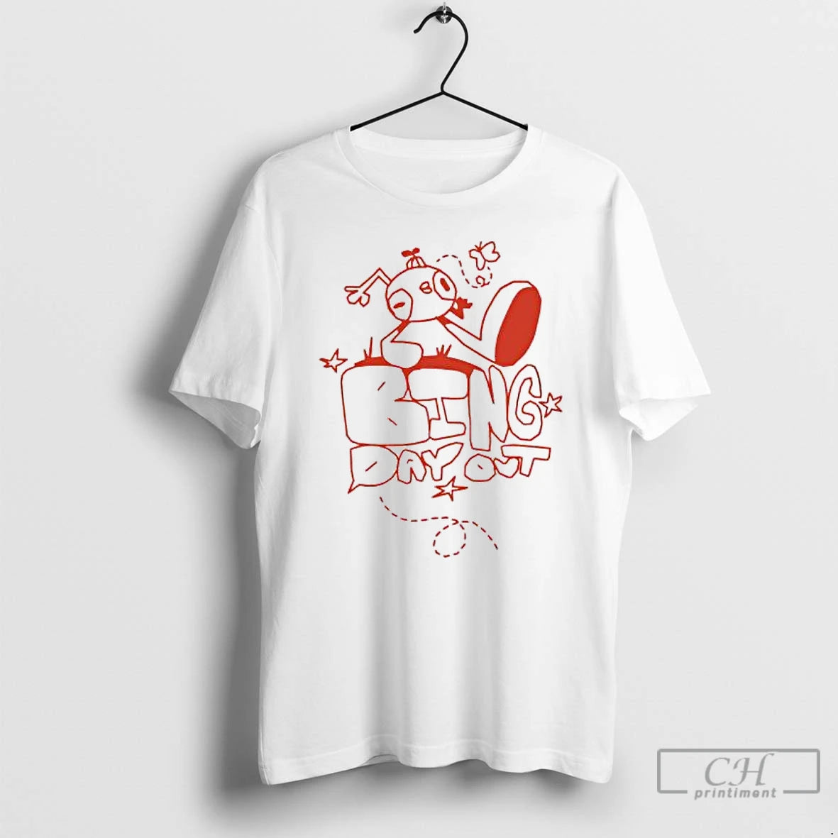 Premium Being Day Out Cartoon - clothing by TeeHivey.com