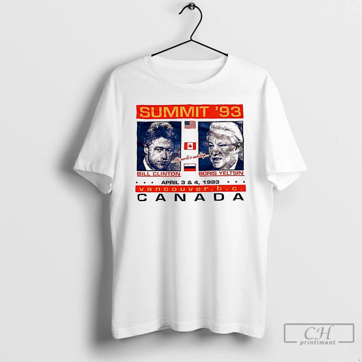 Premium Bill Clinton And Boris Yeltsin Vancouver Canada Summit 93 - clothing by TeeHivey.com