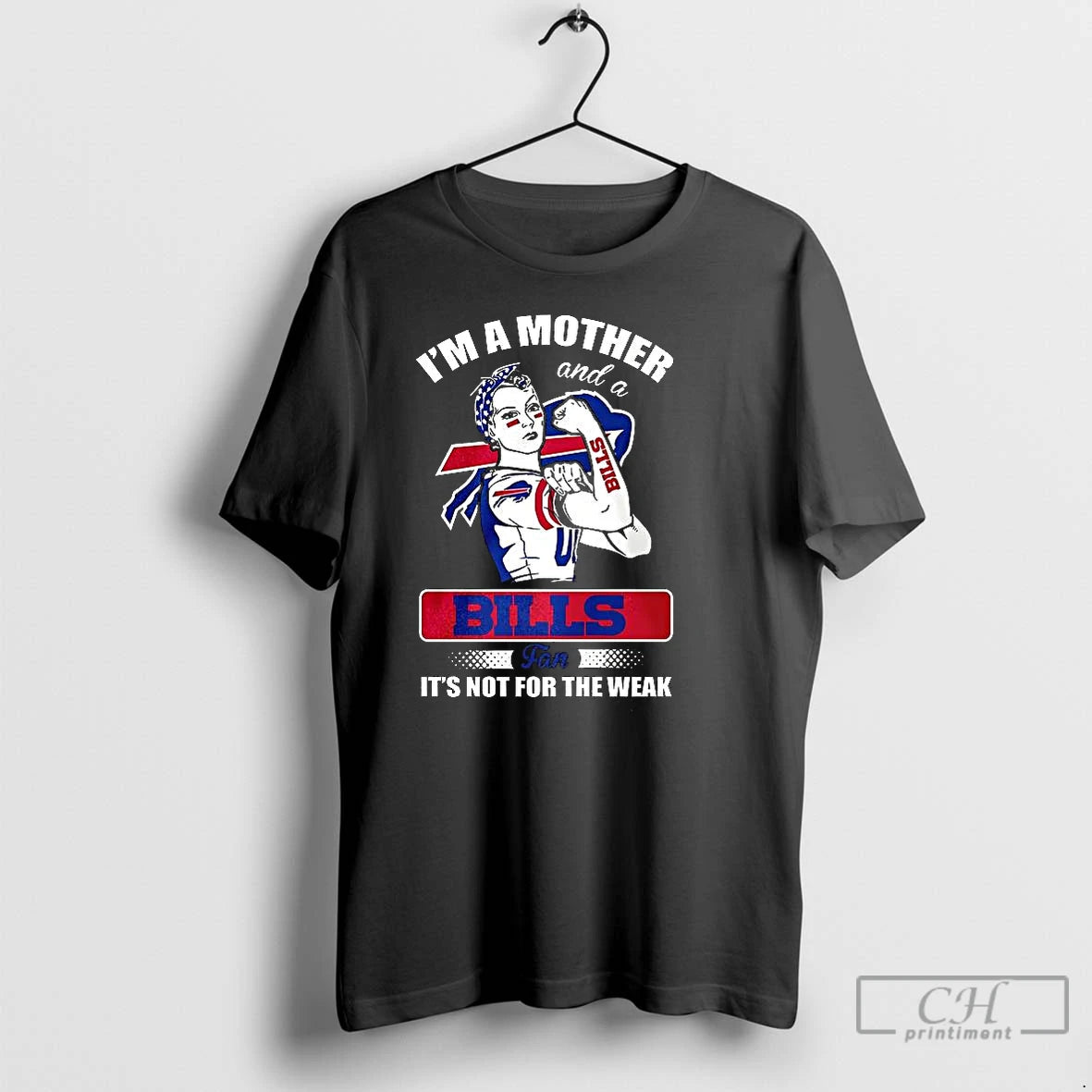 Premium Bills Babe Im A Mother And A Bills Fan Its For The Weak Retro - clothing by TeeHivey.com