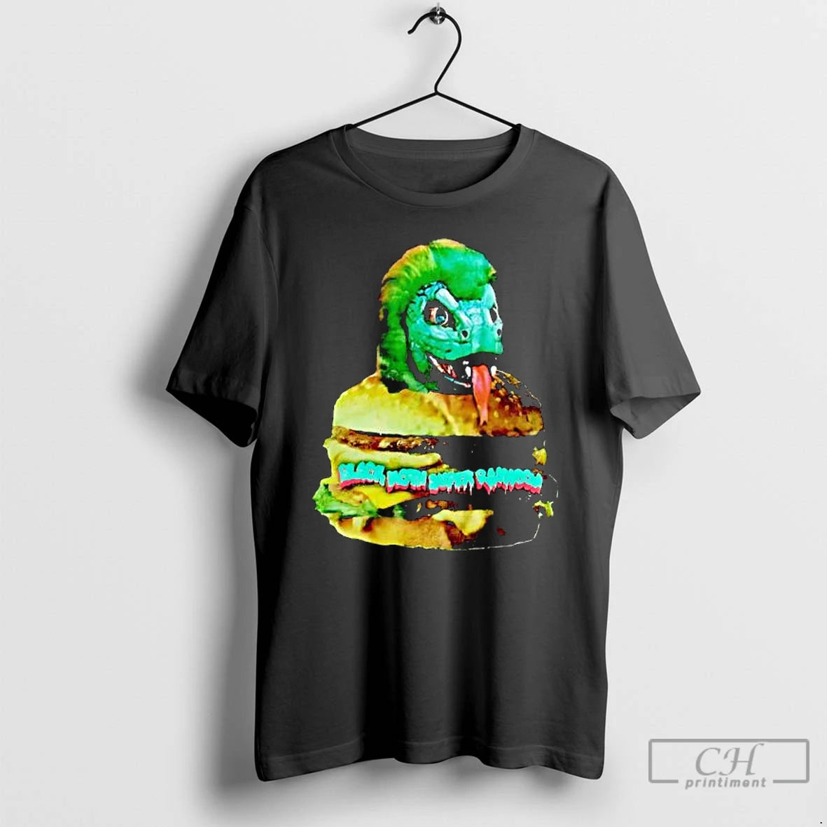 Premium Black Moth Super Rainbow Logo Retro - clothing by TeeHivey.com