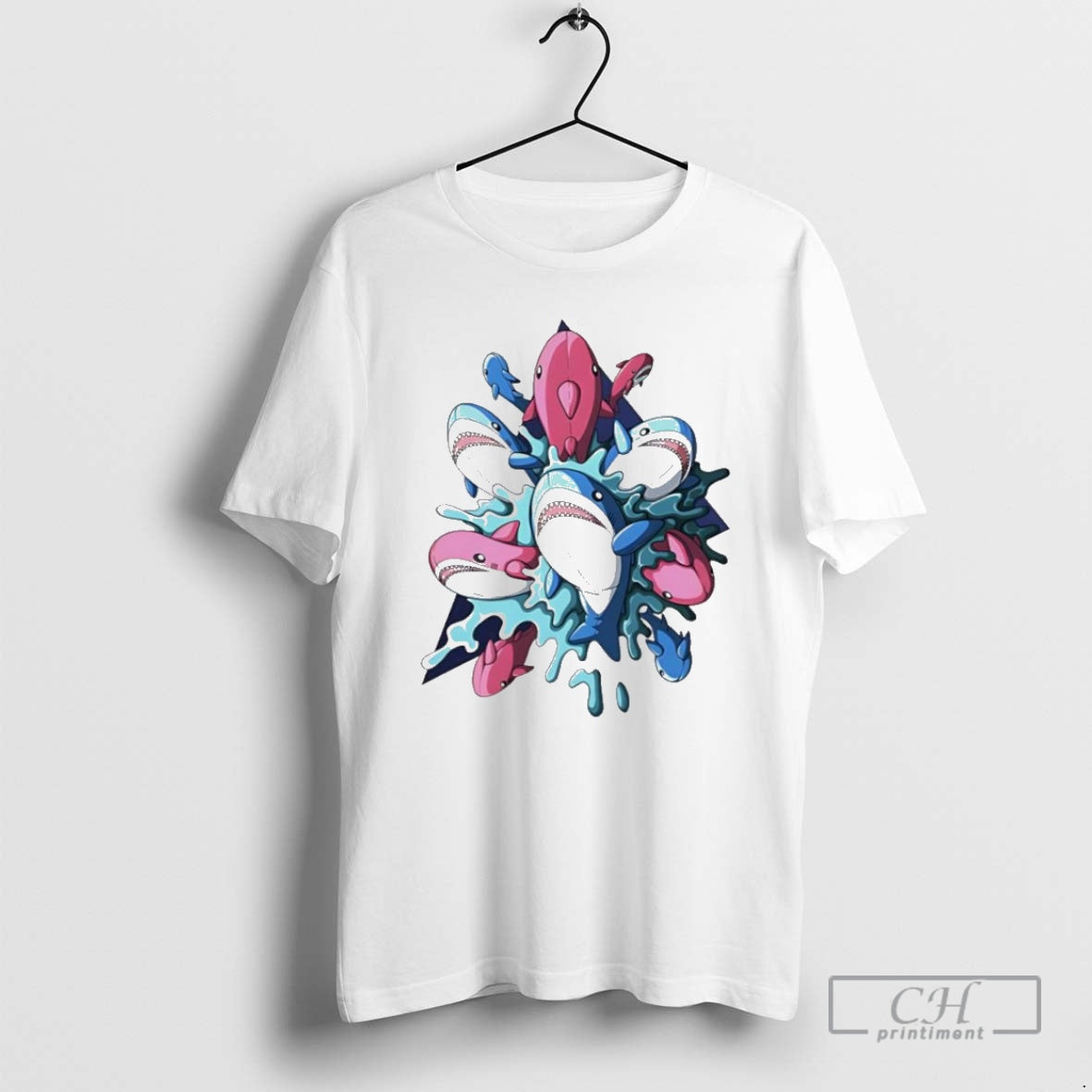 Premium Blahaj Shark Graphic Shirt Sweater - clothing by TeeHivey.com