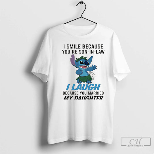 Premium Bluey I Smile Because Youre Son In Law I Laugh Because You Married My - clothing by TeeHivey.com