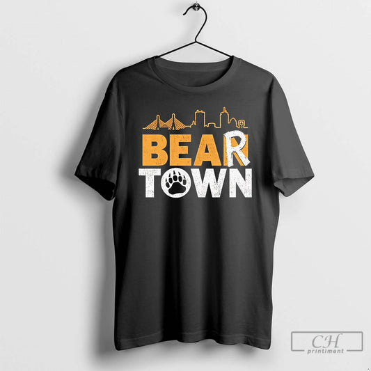 Premium Boston Bruins Bear Town Skyline T Shirts - clothing by TeeHivey.com