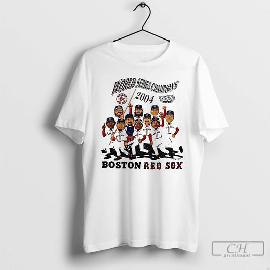 Premium Boston Red Sox Mlb 2004 World Series Champs Player Caricature - clothing by TeeHivey.com