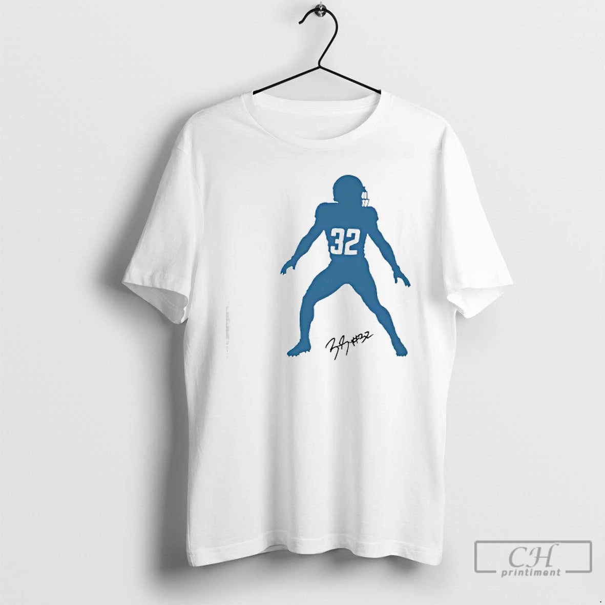 Premium Brian Branch Silhouette Signature - clothing by TeeHivey.com
