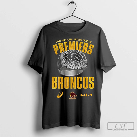 Premium Brisbane Broncos National Rugby League Premiership Champions 2025 - clothing by TeeHivey.com