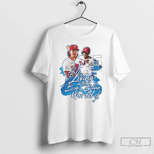 Premium Bryson Stott Living In Big Blue World T Shirts - clothing by TeeHivey.com