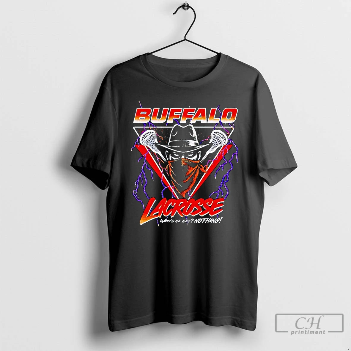 Premium Buffalo Lacrosse Whats He Got Nothing - clothing by TeeHivey.com