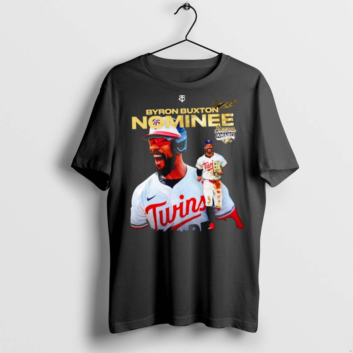 Premium Byron Buxton Nominee Minnesota Twins Signature T Shirts - clothing by TeeHivey.com