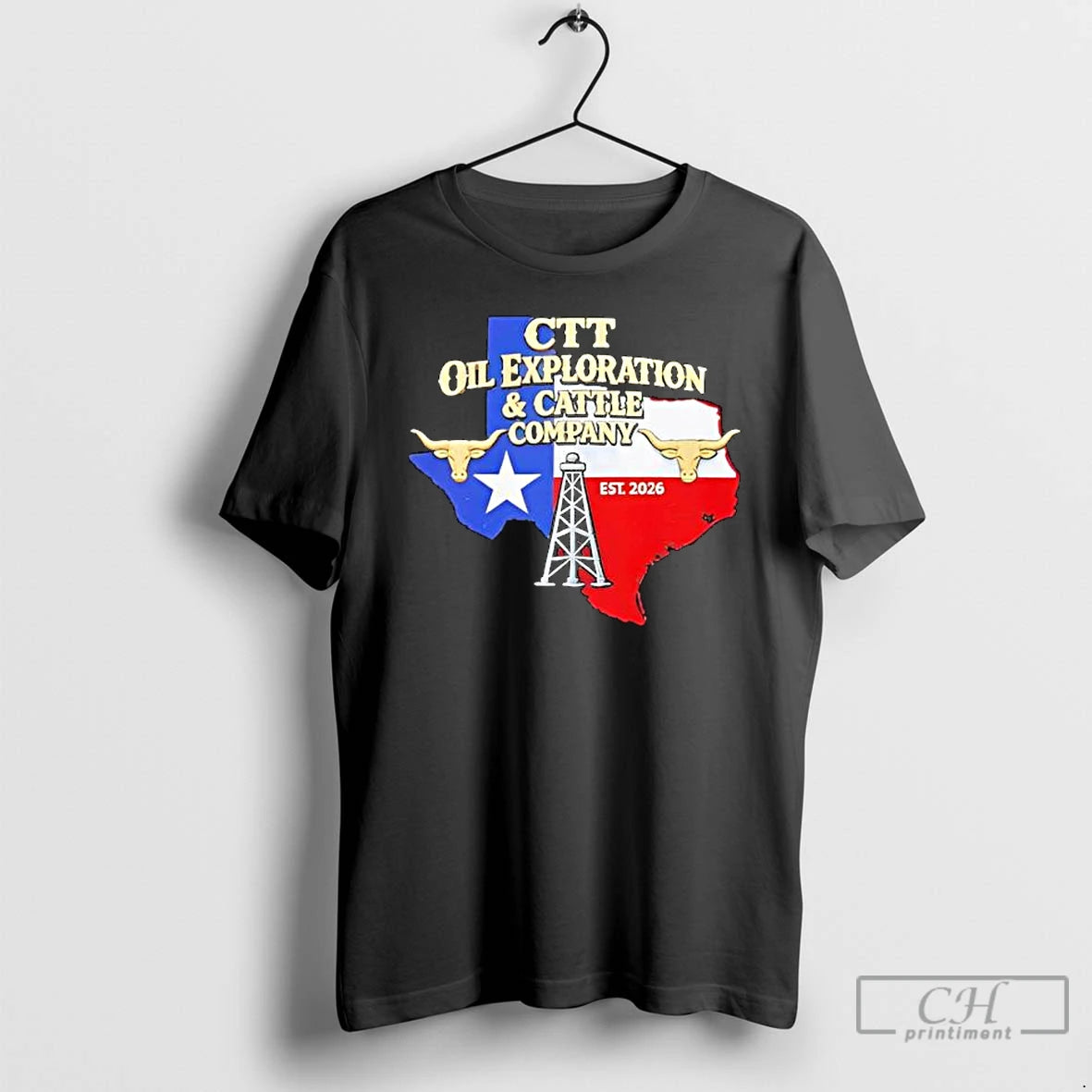 Premium Ctt Oil Exploration And Cattle Company Texas 2026 - clothing by TeeHivey.com