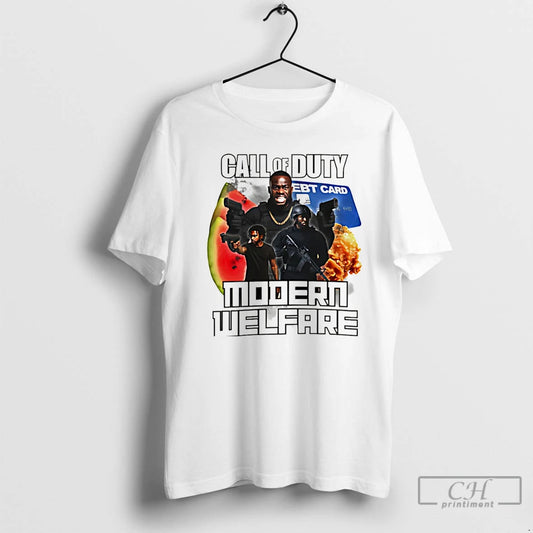 Premium Call Of Duty Modern Welfare Card Graphic Christmas - clothing by TeeHivey.com