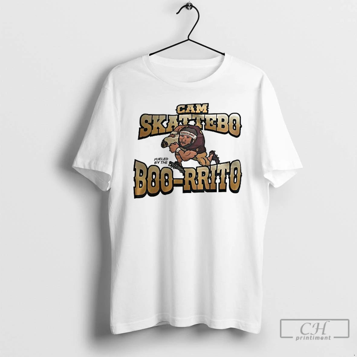 Premium Cam Skattebo Arizona State Sun Devils Boo Rrito Tacos T Shirts - clothing by TeeHivey.com