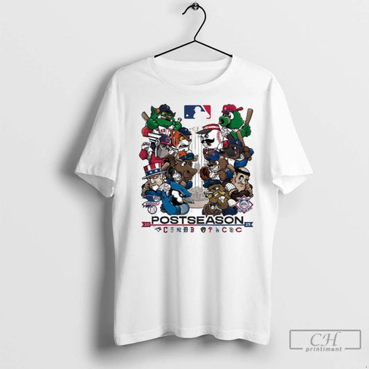 Premium Cartoon Showdown Of The Playoff Teams 2025 Mlb Postseason Mascot