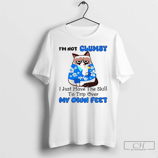 Premium Cat Im Not Clumsy I Just Have The Skill To Trip Over My Own - clothing by TeeHivey.com