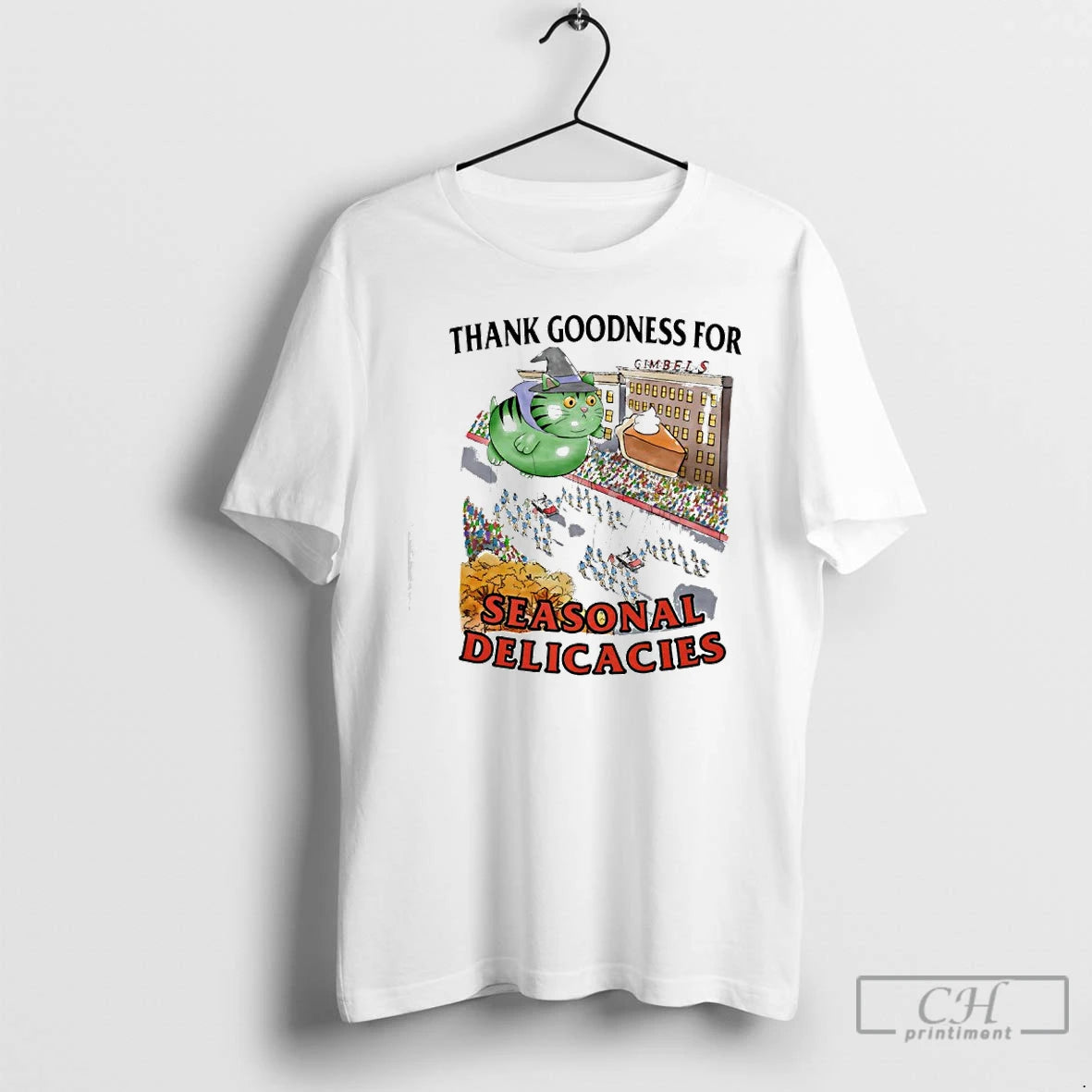 Premium Cat Thanksgiving Day Parade Thank Goodness For Gimbels Seasonal Delicacies - clothing by TeeHivey.com